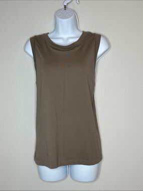 Athleta Olive Green Sleeveless Muscle Tank